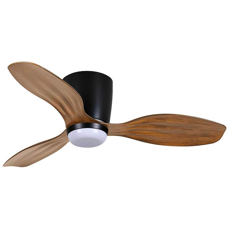Image 1 Minka-Aire Ventiara 36-in LED Coal Black Indoor/Outdoor 3-Blade Ceiling Fan