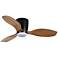 Minka-Aire Ventiara 36-in LED Coal Black Indoor/Outdoor 3-Blade Ceiling Fan