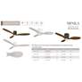 3_Minka-Aire Ventiara 52-in LED Flat White Indoor/Outdoor 3-Blade Ceiling Fan more views