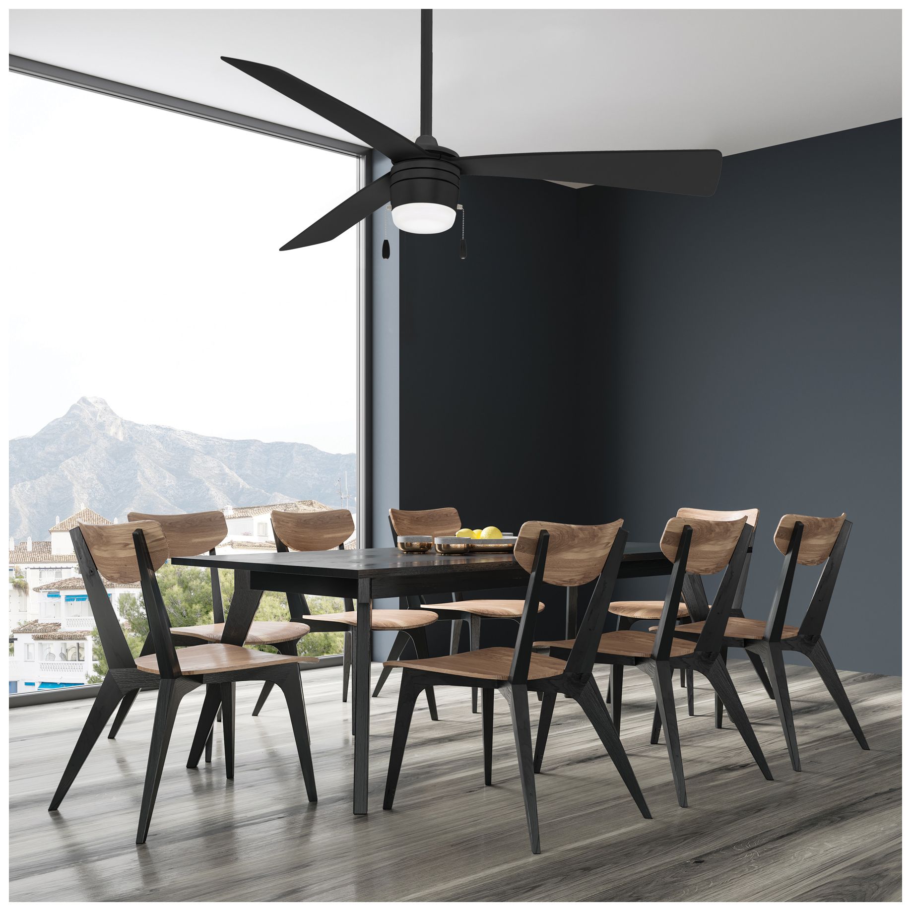 Image 5 Minka Aire Vital 44-inch LED Coal Black Indoor Ceiling Fan more views