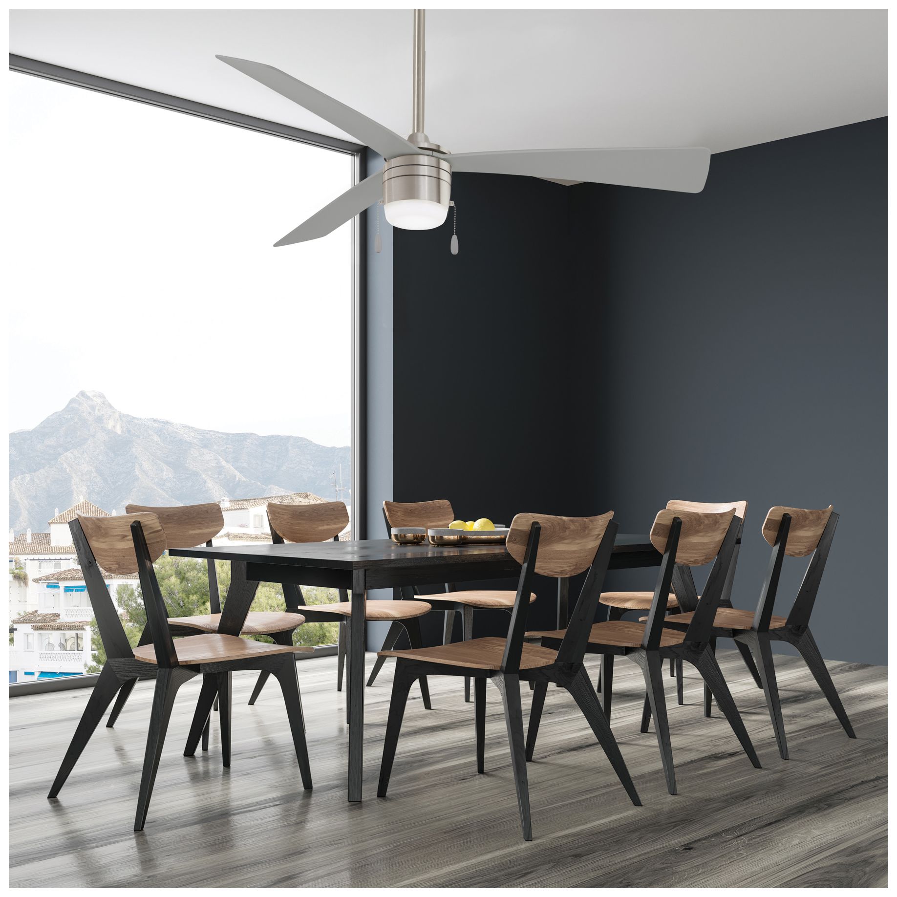 Image 5 Minka Aire Vital LED 44-inch Brilliant Silver Indoor Ceiling Fan more views