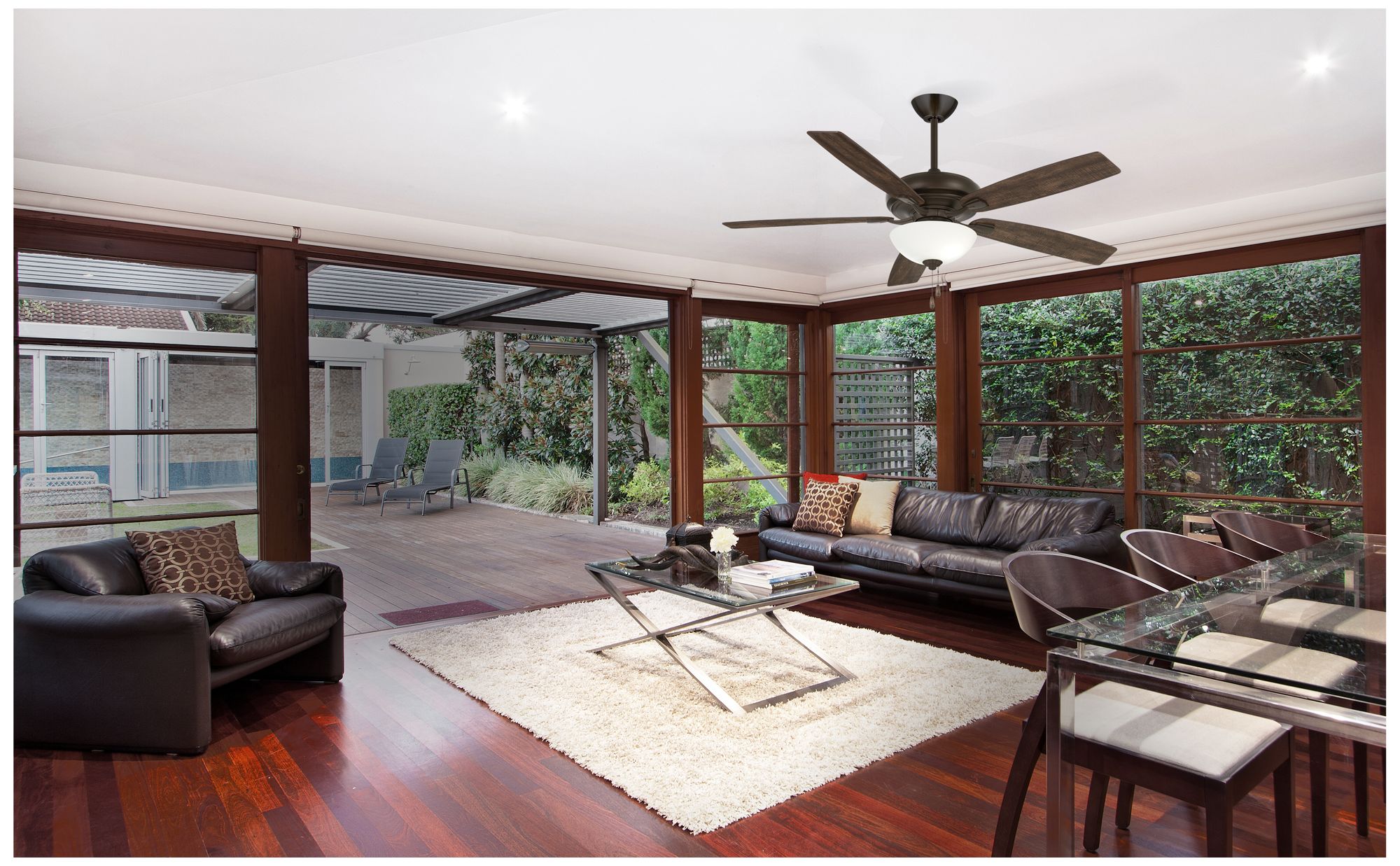 Minka-Aire Watt II 60-in LED Oil Rubbed Bronze Indoor 5-Blade Ceiling Fan