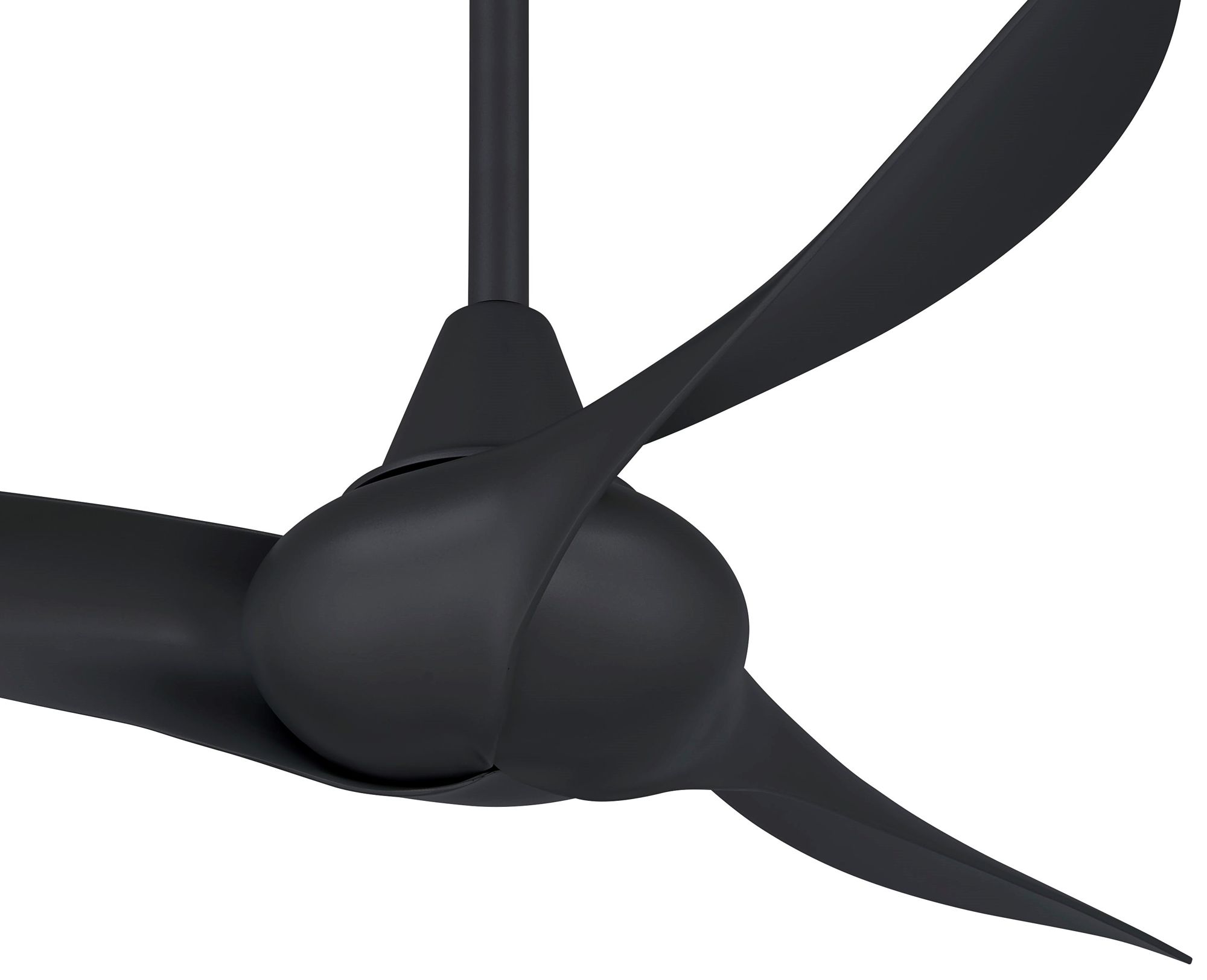Image 4 Minka Aire Wave 44-inch Coal Black Indoor Ceiling Fan with Remote more views
