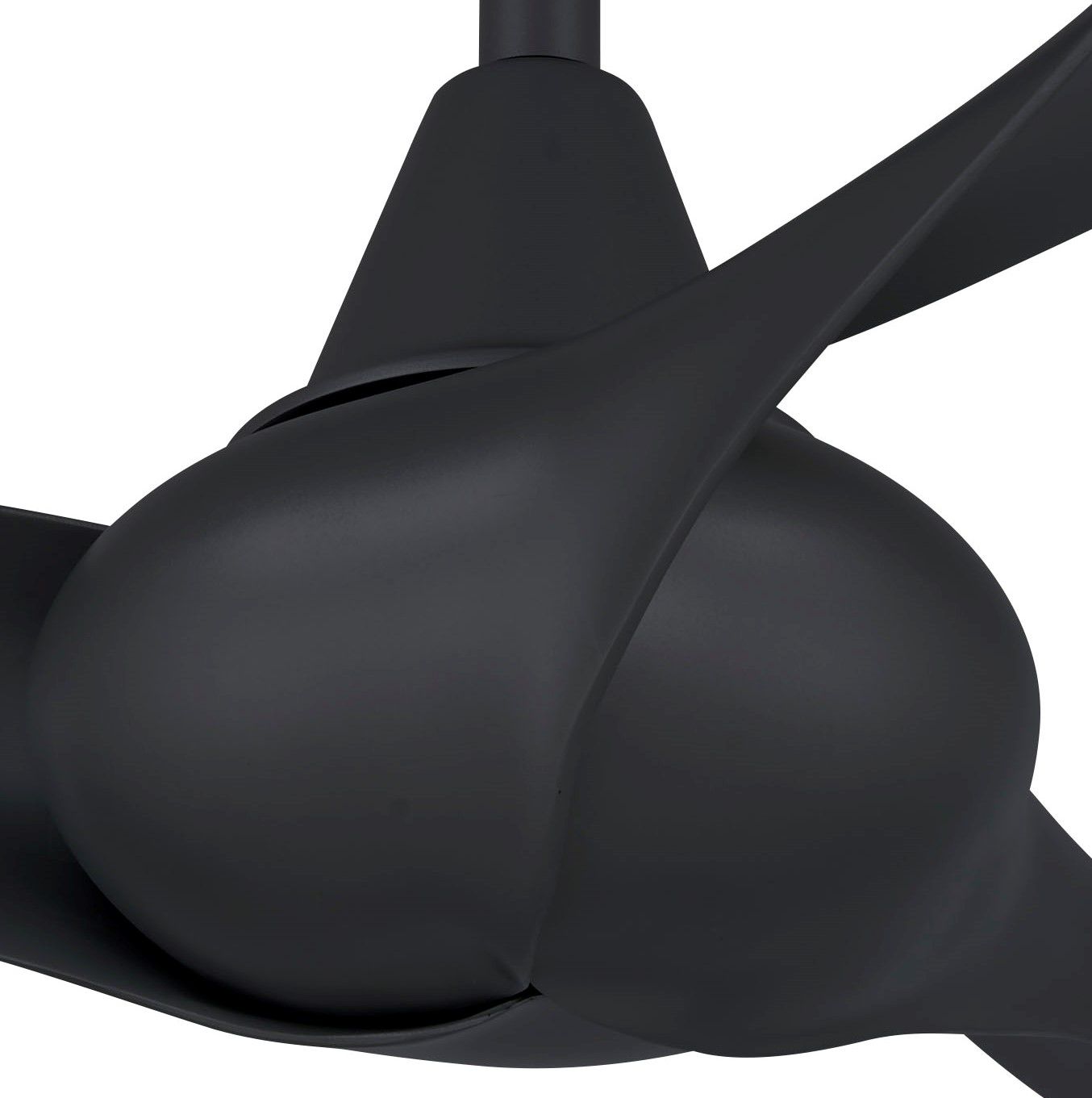 Image 7 Minka Aire Wave 44-inch Coal Black Indoor Ceiling Fan with Remote more views
