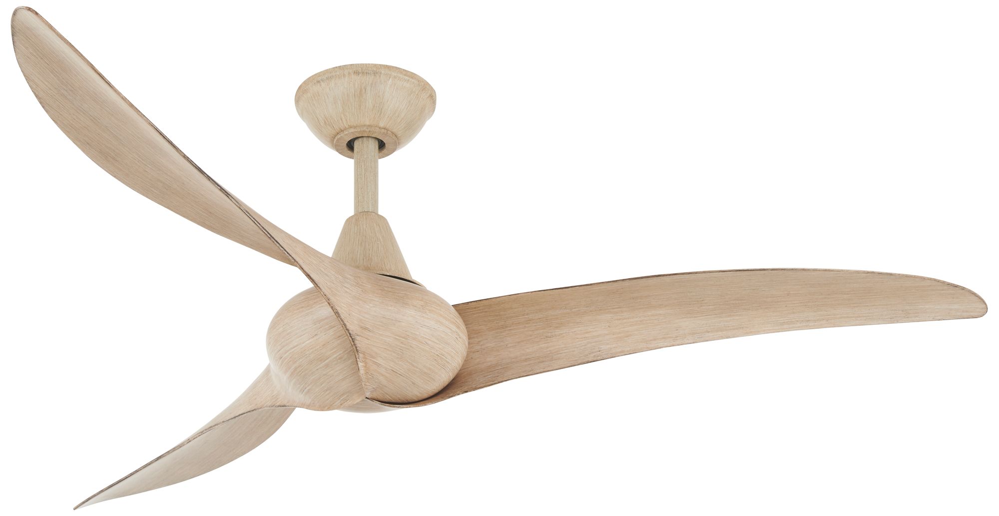 Minka-Aire Wave 52-in Distressed White Oak Indoor Ceiling Fan with Remote