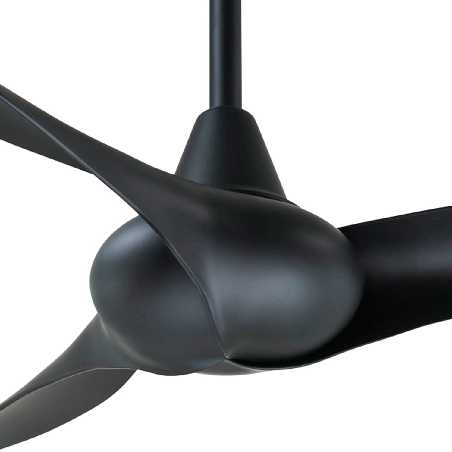 Image 3 Minka Aire Wave 52-inch Coal Black Indoor Ceiling Fan with Remote more views