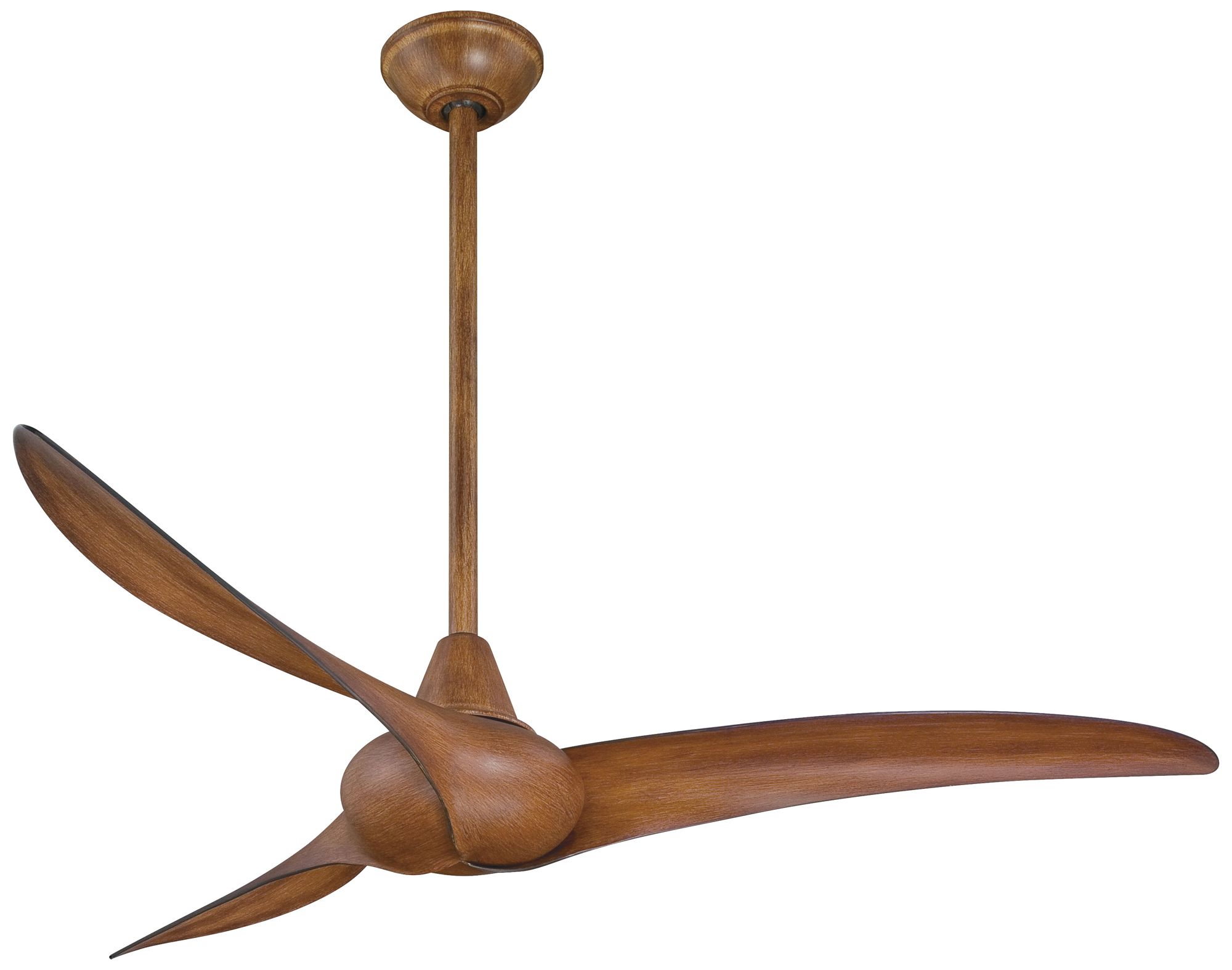 Image 2 Minka Aire Wave 52-inch Distressed Koa Indoor Ceiling Fan with Remote