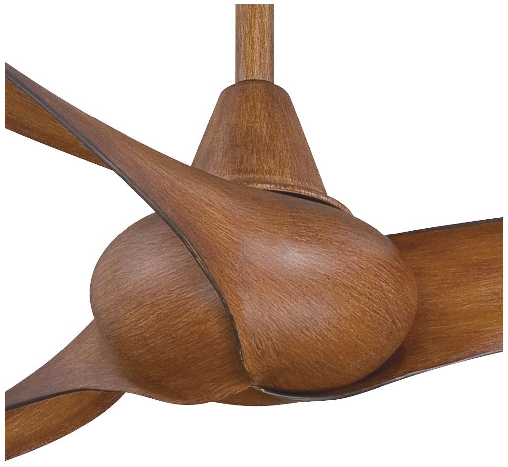 Image 3 Minka Aire Wave 52-inch Distressed Koa Indoor Ceiling Fan with Remote more views