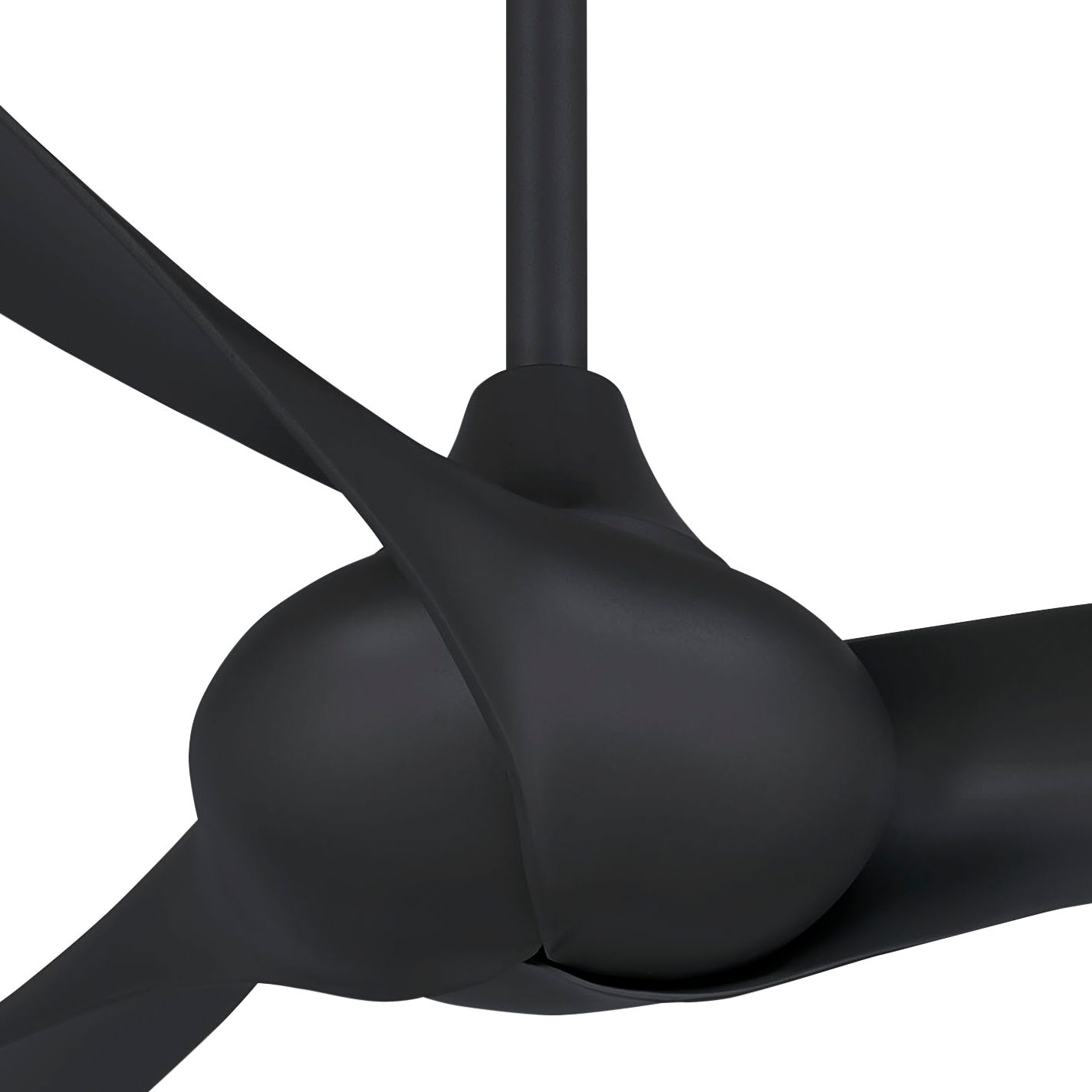 Image 3 Minka Aire Wave 65-inch Coal Black Indoor Ceiling Fan with Remote more views
