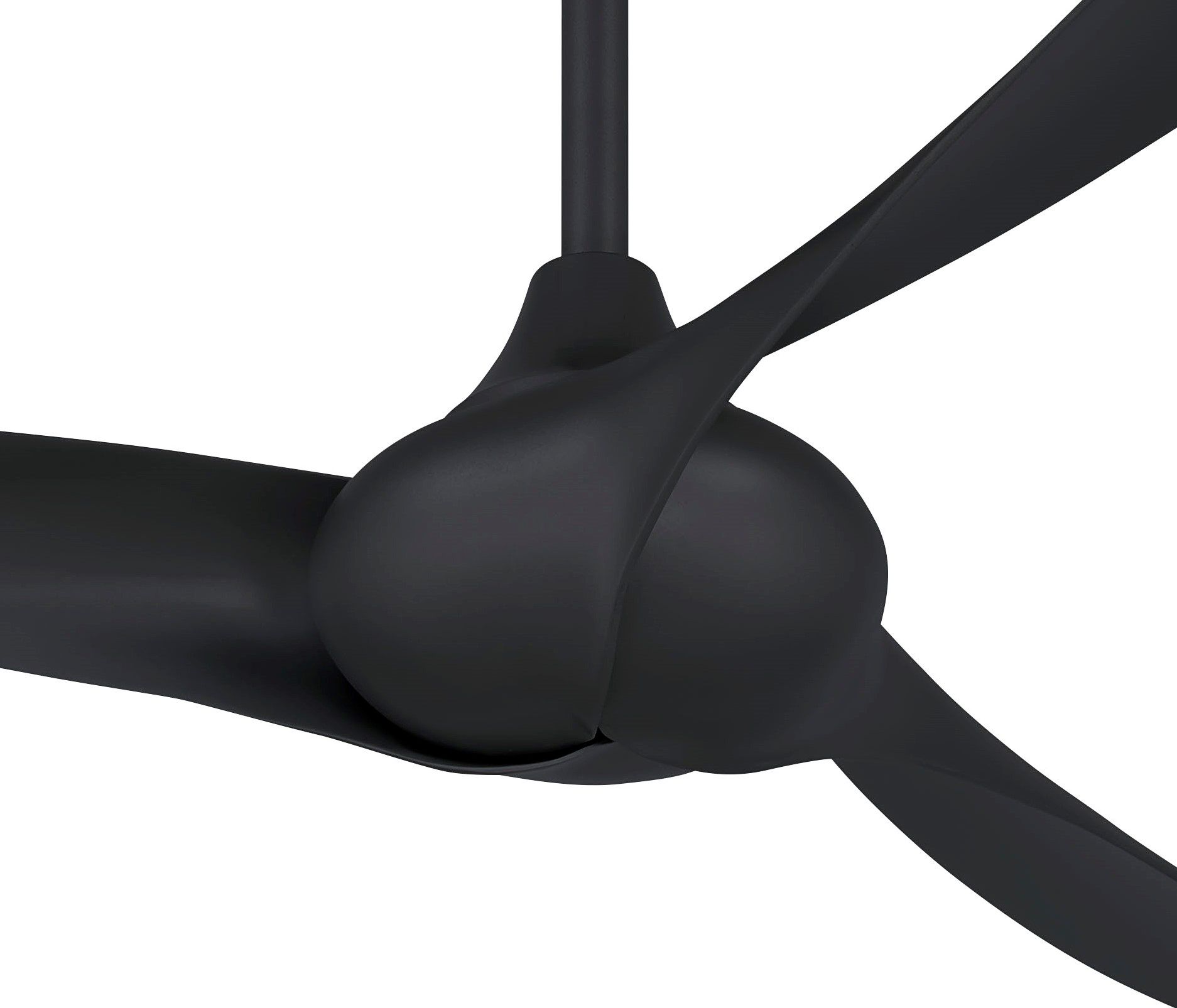 Image 5 Minka Aire Wave 65-inch Coal Black Indoor Ceiling Fan with Remote more views