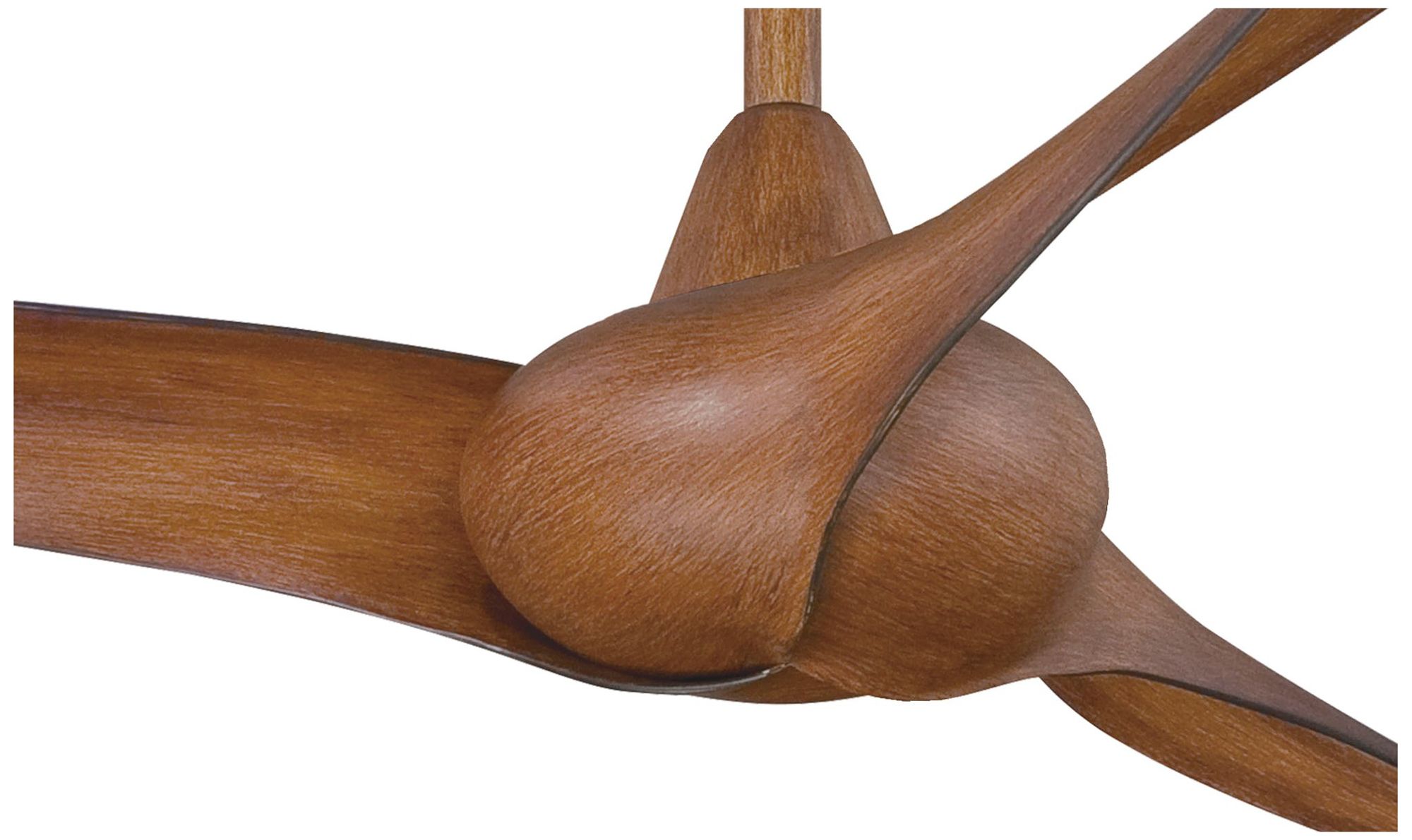 Image 3 Minka Aire Wave 65-inch Distressed Koa Indoor Ceiling Fan with Remote more views