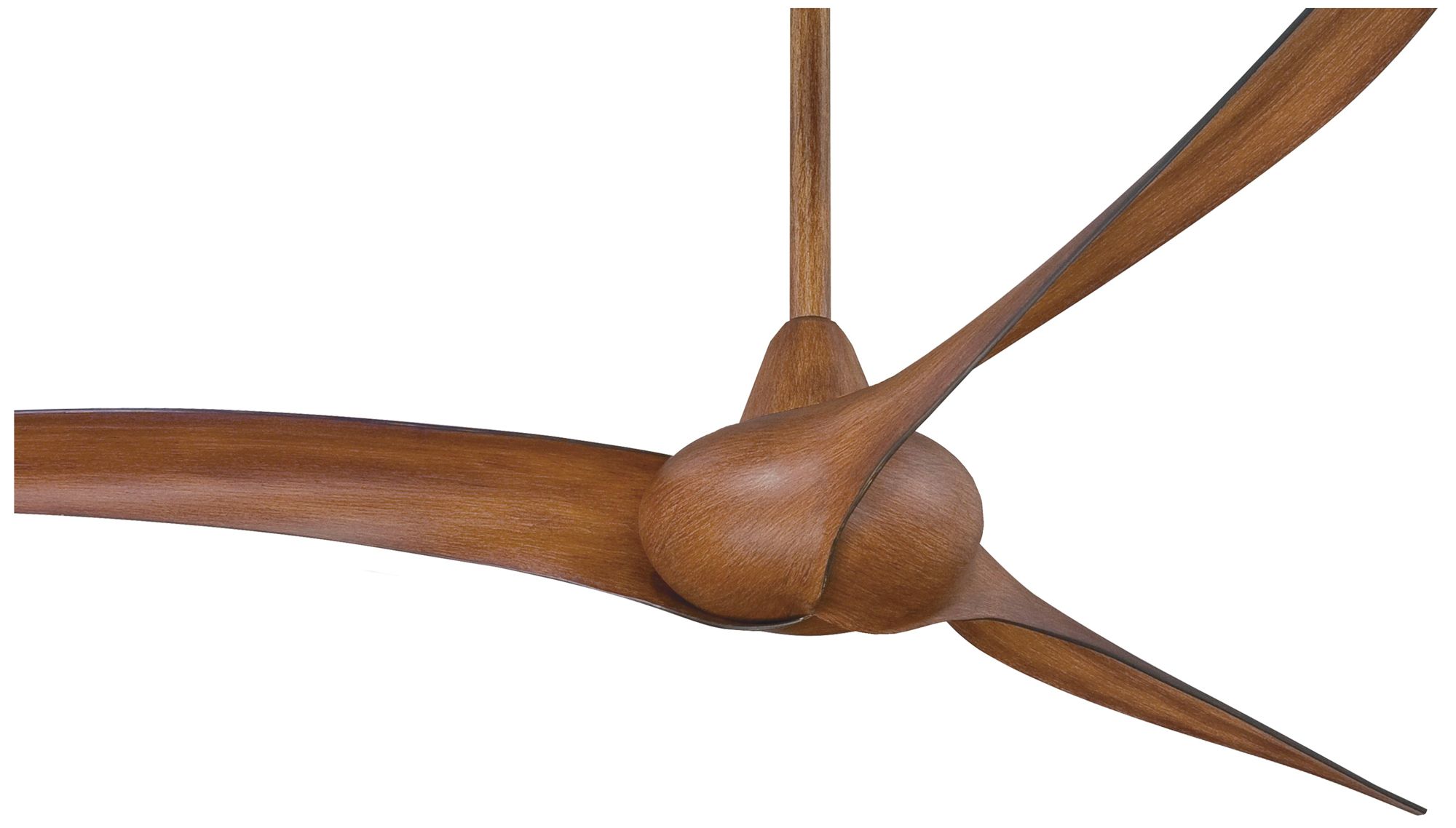 Image 4 Minka Aire Wave 65-inch Distressed Koa Indoor Ceiling Fan with Remote more views