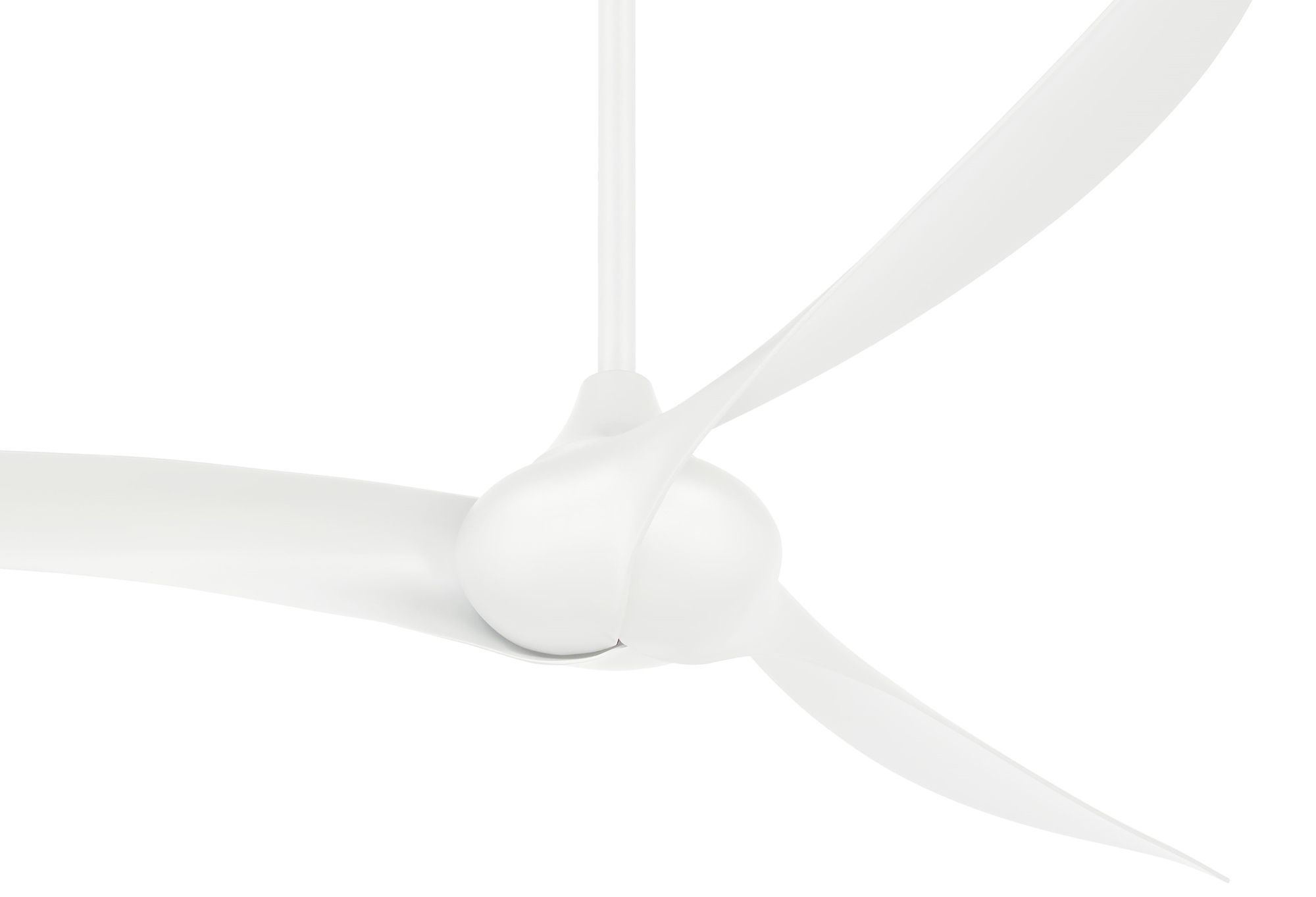 Image 4 Minka Aire Wave 65-inch White Indoor Ceiling Fan with Remote more views