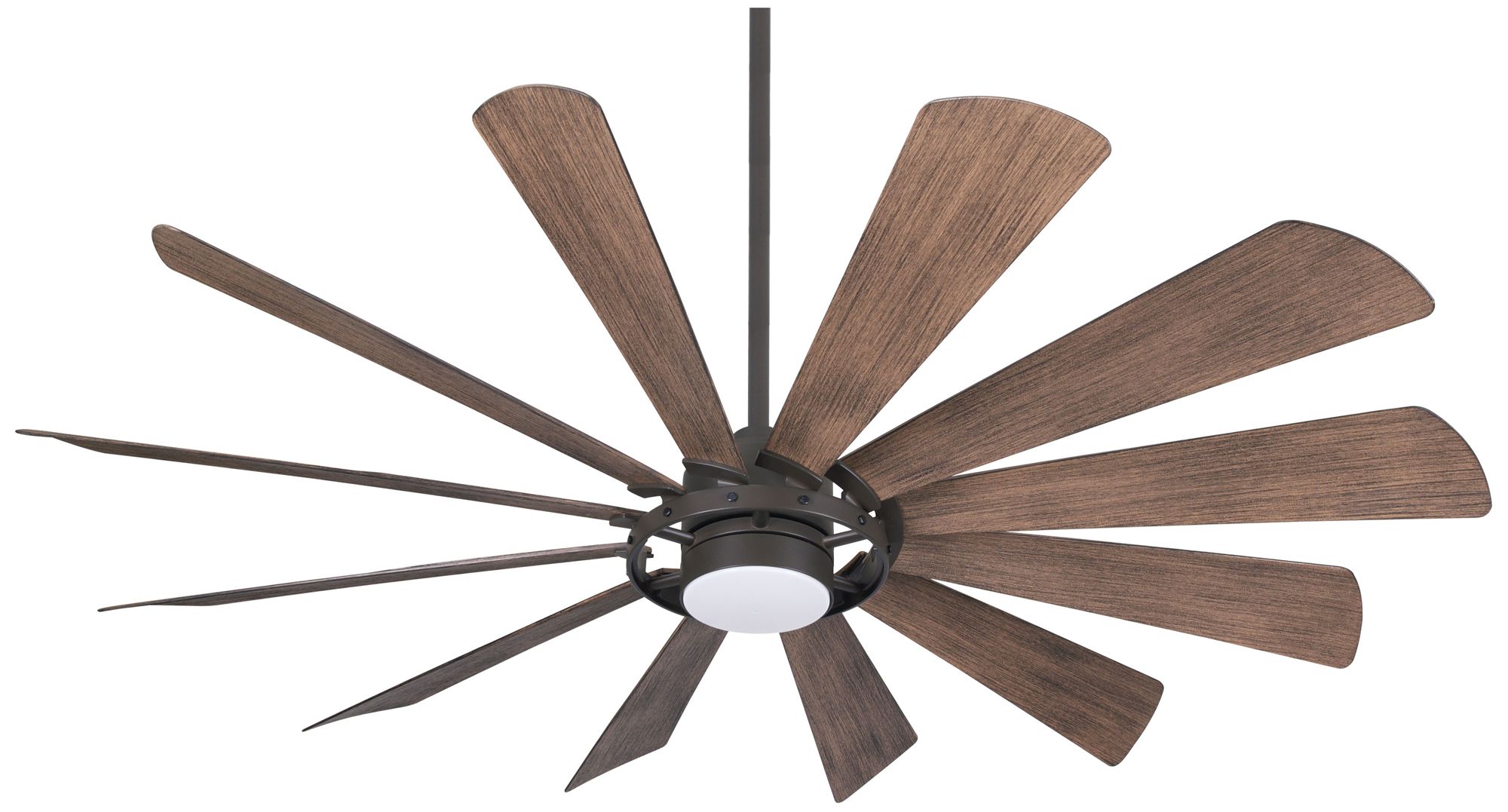 Image 2 Minka-Aire Windmolen 65-in LED Oil Rubbed Bronze Outdoor Smart Ceiling Fan