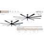 2_Minka-Aire Xtreme 72-in Coal Black Indoor 9-Blade Ceiling Fan more views