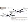 3_Minka-Aire Xtreme 96-in Coal Black Indoor 9-Blade Ceiling Fan more views