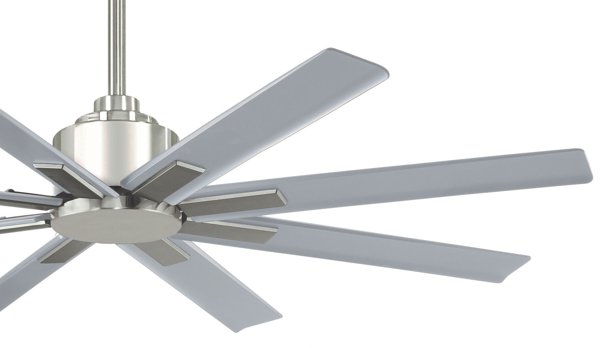 Image 3 Minka-Aire Xtreme H20 52in Brush Nickel Wet Outdoor Ceiling Fan with Remote more views