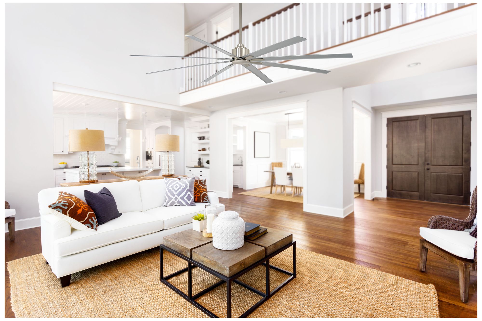 Minka Aire Xtreme H20 65-inch Brushed Nickel Wet Ceiling Fan