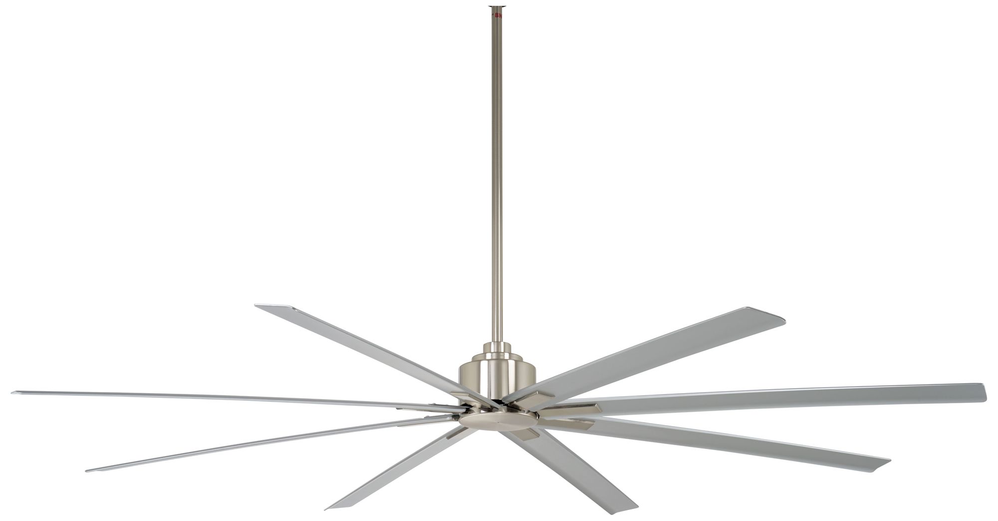Minka-Aire Xtreme H20 84-in Brushed Nickel Wet 8-Blade Outdoor Ceiling Fan