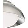3_Minka Anastasia 15" Nickel and White Flush Mount LED Ceiling Light more views