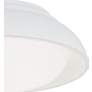 3_Minka Anastasia 15" Wide Satin White LED Ceiling Light more views