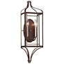 2_Minka Astrapia 22" High Dark Rubbed Sienna 2-Light Wall Sconce