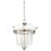 Minka Audrey's Point 15 1/2" Wide Polished Nickel 3-Light Pendant