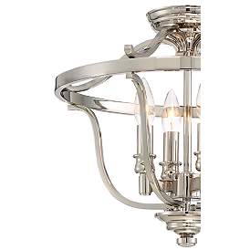 Image3 of Minka Audrey's Point 17 1/4" Wide Polished Nickel Ceiling Light more views