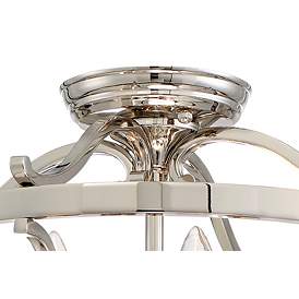 Image5 of Minka Audrey's Point 17 1/4" Wide Polished Nickel Ceiling Light more views