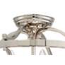 5_Minka Audrey's Point 17 1/4" Wide Polished Nickel Ceiling Light more views