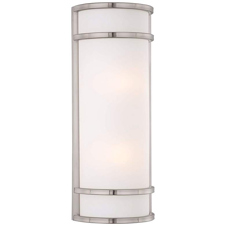 Image 2 Minka Bay View 20" High Brushed Steel Outdoor Pocket Light