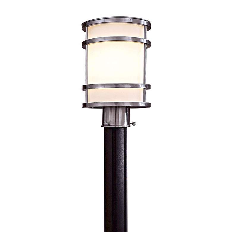 Image 2 Minka Bay View Collection 12 1/4" High Modern Steel Post Light