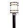 Minka Bay View Collection 12 1/4" High Modern Steel Post Light