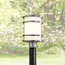 1_Minka Bay View Collection 12 1/4" High Modern Steel Post Light
