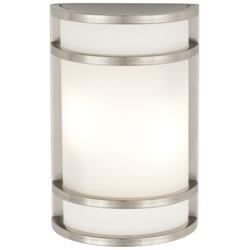 Minka Bay View Collection 12" High Steel Finish Outdoor Wall Light