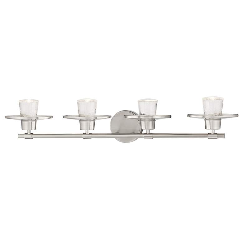 Image 4 Minka Beacon Avenue 32 1/2" Brushed Nickel 4-Light LED Bath Light more views