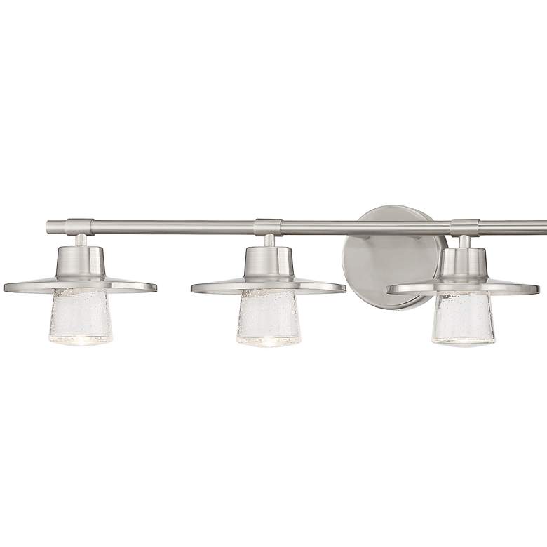 Image 5 Minka Beacon Avenue 32 1/2" Brushed Nickel 4-Light LED Bath Light more views