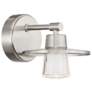 1_Minka Beacon Avenue 6 1/4" High Brushed Nickel LED Wall Sconce