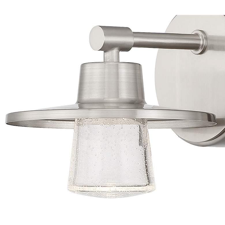 Image 3 Minka Beacon Avenue 6 1/4" High Brushed Nickel LED Wall Sconce more views