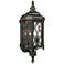 Minka Bexley Manor 25 1/4" High Diamond Black Outdoor Wall Light
