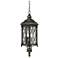 Minka Bexley Manor 31 3/4" High Diamond Black Outdoor Hanging Light