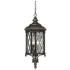 Minka Bexley Manor 31 3/4" High Diamond Black Outdoor Hanging Light