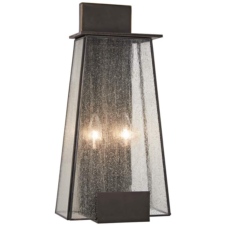 Image 1 Minka Bistro Dawn 18" High Dakota Bronze Modern Outdoor Wall Light