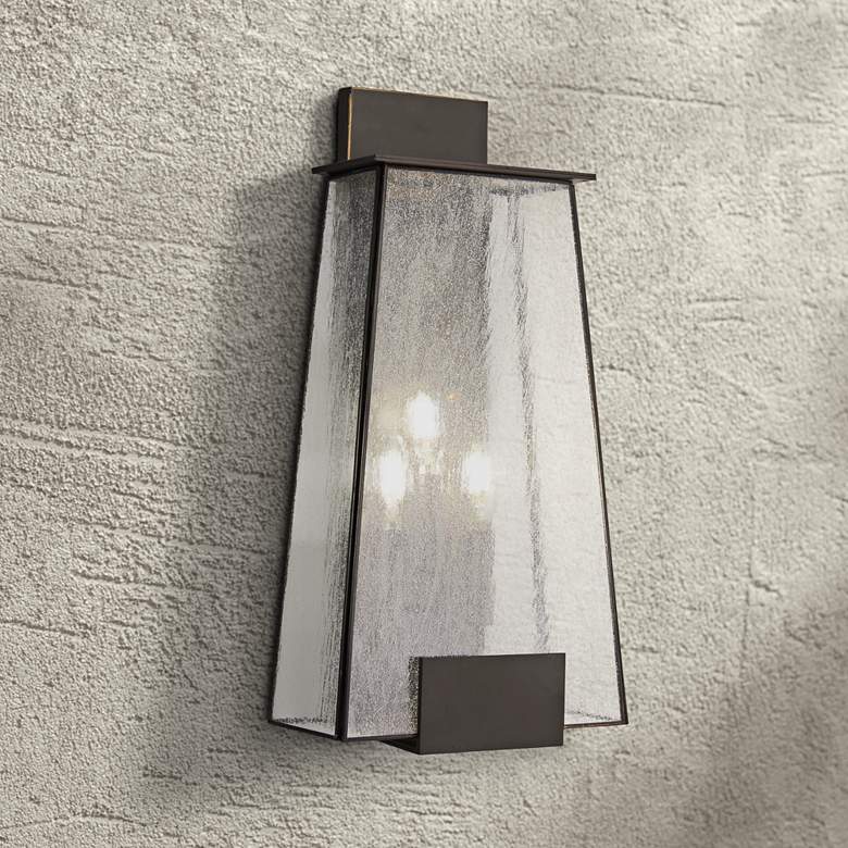 Image 1 Minka Bistro Dawn 22" High Dakota Bronze Outdoor Wall Light
