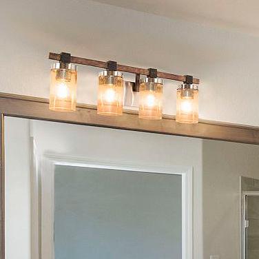 Minka Bridlewood 31" Wide Brushed Nickel 4-Light Bath Light