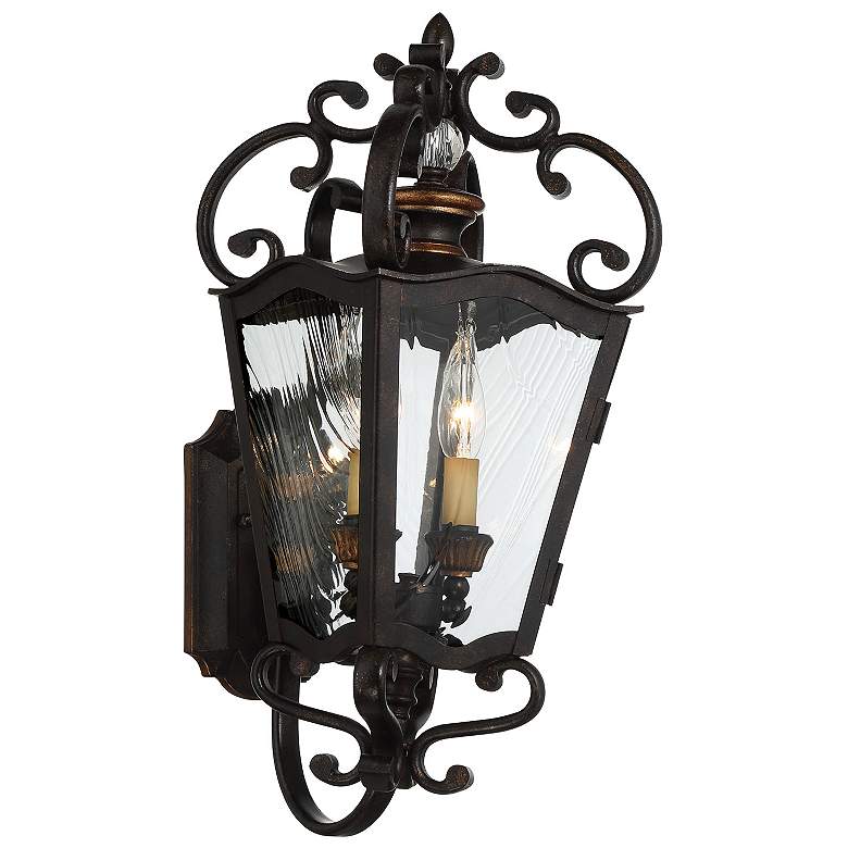 Image 1 Minka Brixton Ivy 21" High Aged Patina Outdoor Wall Light