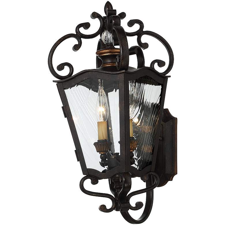 Image 2 Minka Brixton Ivy 21" High Aged Patina Outdoor Wall Light more views