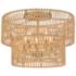 Minka Bungalow Heaven 20" Wide Soft Brass Papyrus Rope Ceiling Light