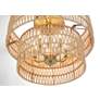 7_Minka Bungalow Heaven 20" Wide Soft Brass Papyrus Rope Ceiling Light more views