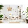 Minka Bungalow Heaven 26" Wide Soft Brass Rope 5-Light Pendant